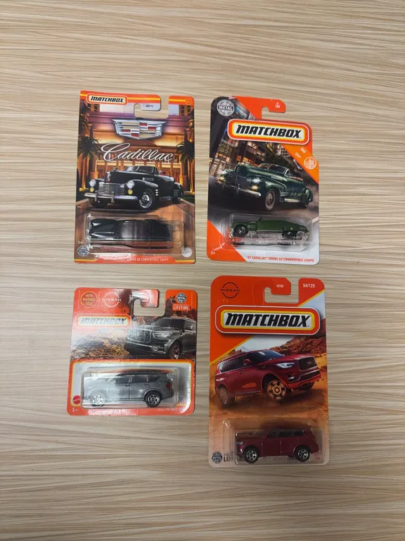 MATCHBOX: 1941 Cadillac series 62 convertible coupe / 2022 Infiniti QX80