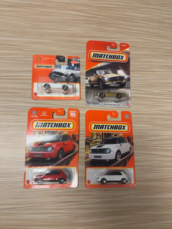 MATCHBOX: 1963, Mercedes-Benz 230 SL / 2020 Honda E