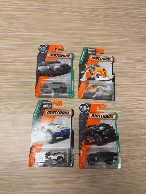 MATCHBOX: Volkswagen GTI / wings chiller / quicksander / Sahara Survivor
