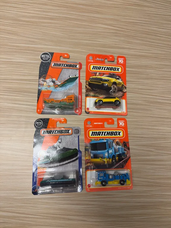 MATCHBOX: gator Raider / jeep avenger / H2O glider / road strip king