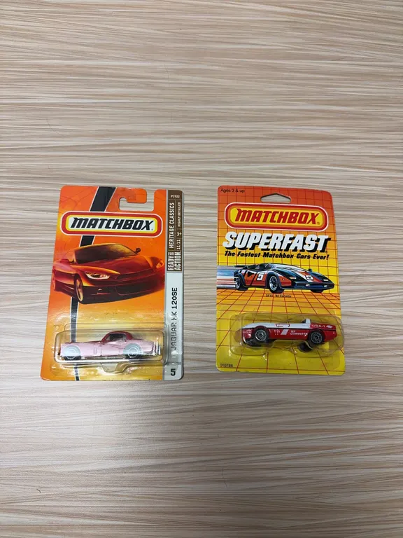 MATCHBOX: Jaguar XK 120SE / ‘84 Corvette 1985 box