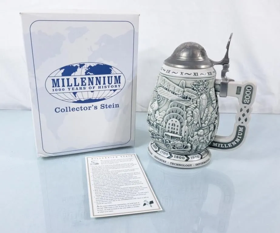 Millenium 1000 Years of History Collector's Stein