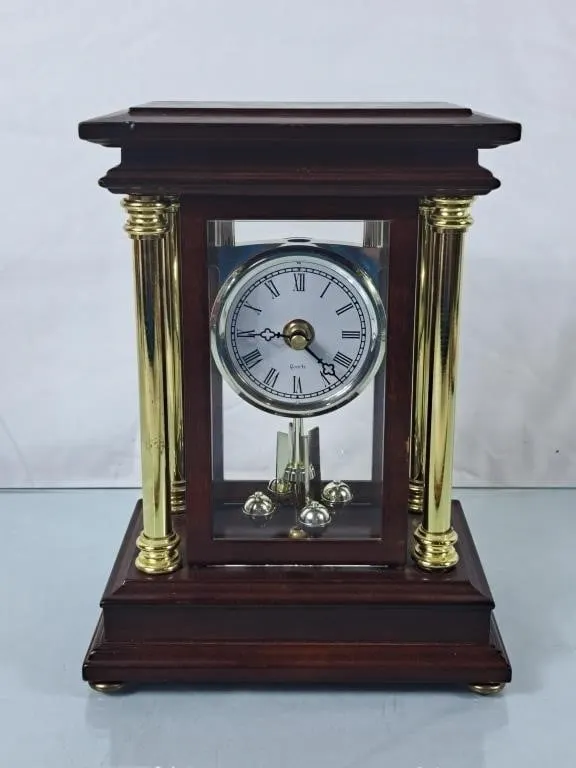 Lovely Wood Mantle Clock