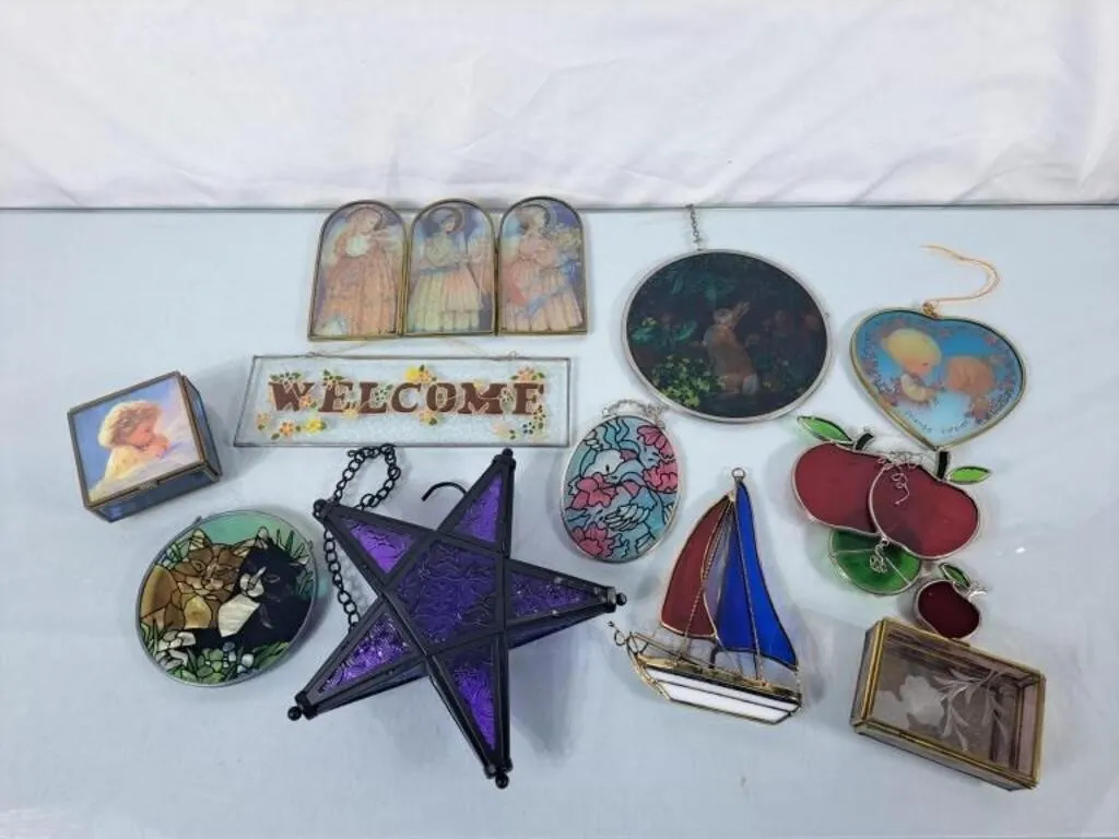 Collection of Suncatchers & Trinket Boxes