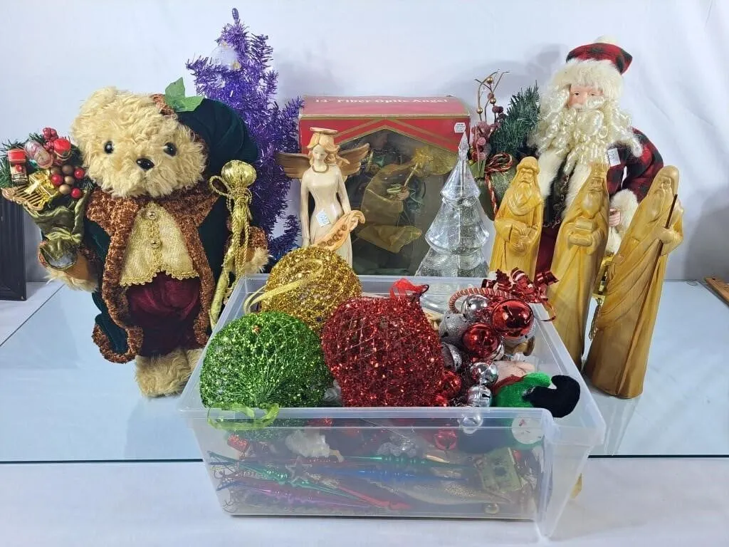 Large Assortment of Christmas Decor - Three