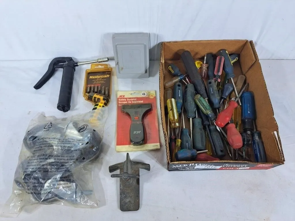 Variety of Screwdrivers, Castor Wheels, Safety