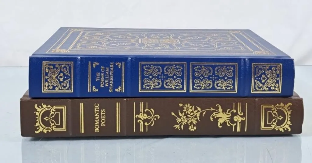 Pair of Franklin Mint Poetry Books "The Poems of