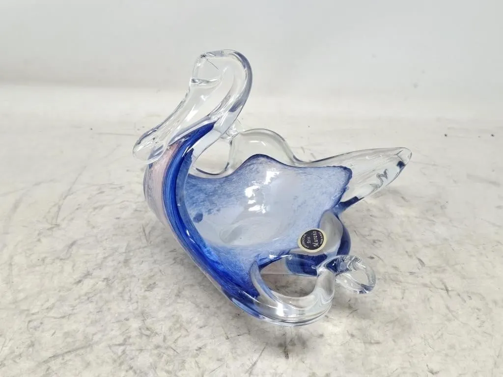 Gorgeous Murano Swan trinket dish