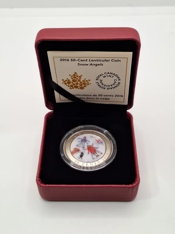 2016 Canada "Snow Angels" 50-Cent Lenticular Coin