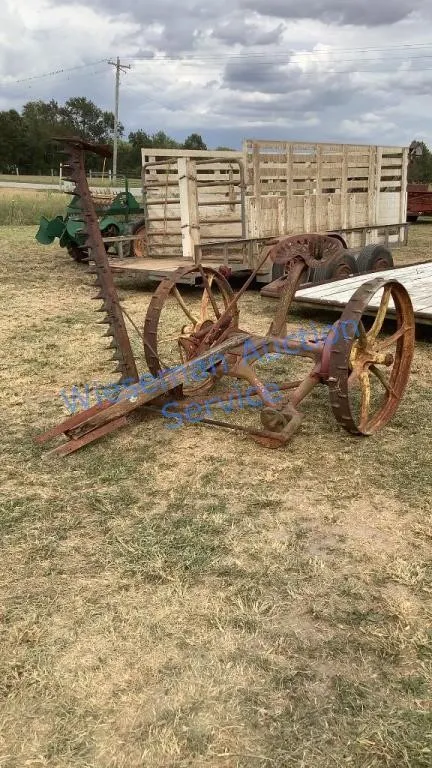 MCCORMICK DEERING "BIG-6" HORSE DRAWN SICKLE BAR