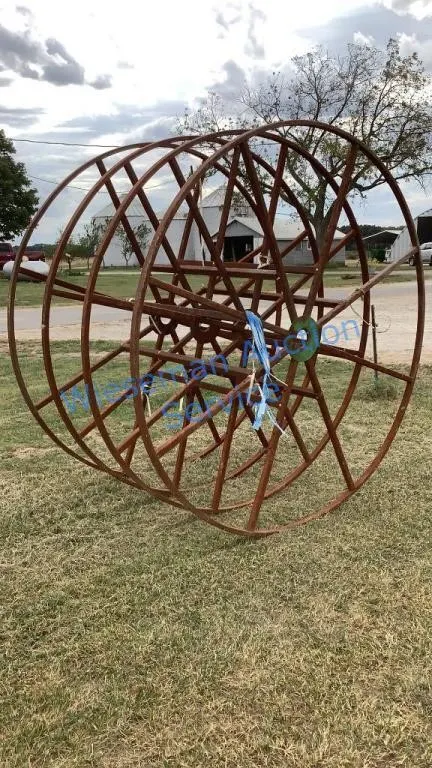 STEEL SPOOL - APPROXIMATELY 7FT
