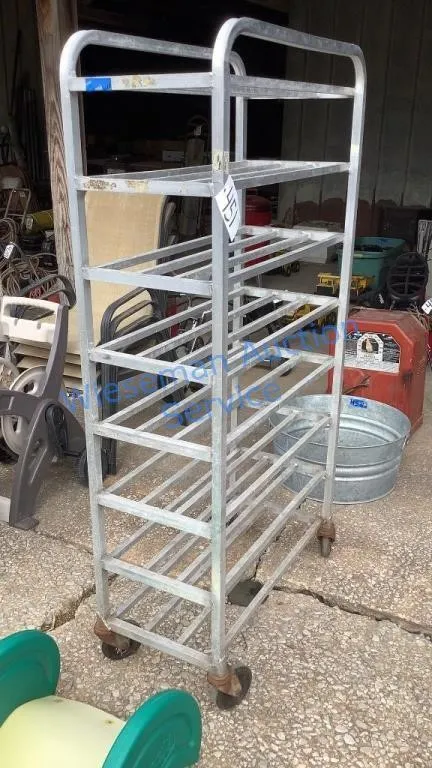 ALUMINUM SHELF CART