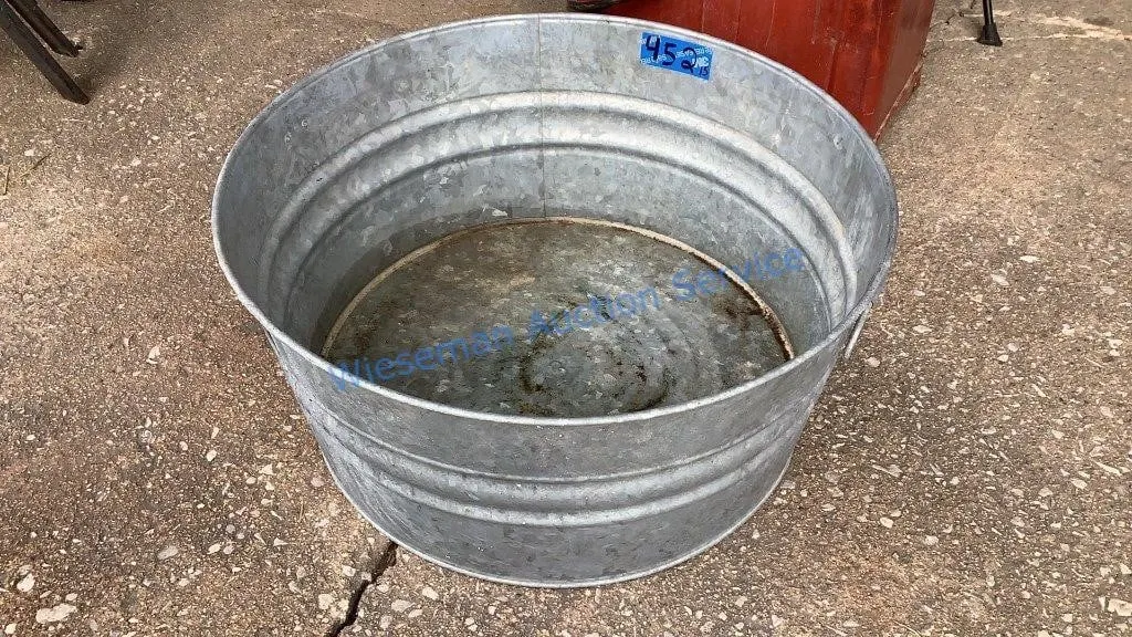 GALVANIZED WASH TUB