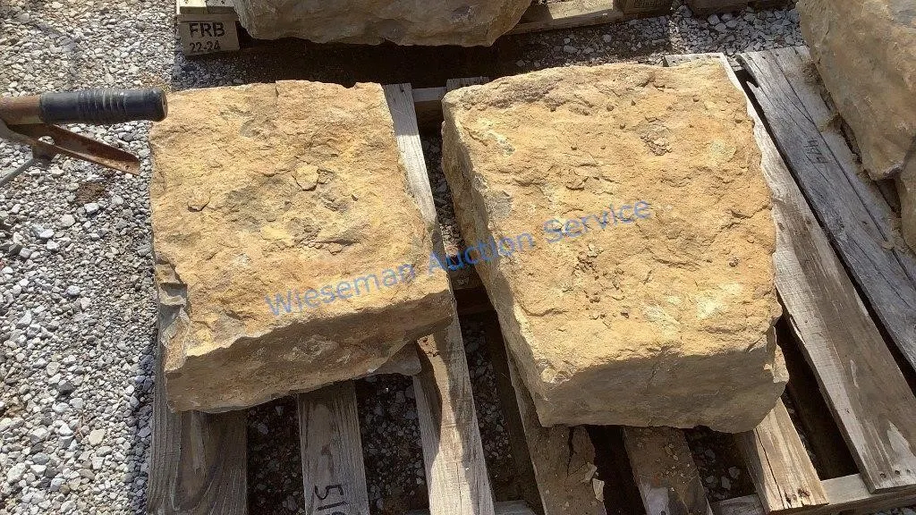 TWO NATURAL STONES 24"x18"x10" & 19"x15"x10"