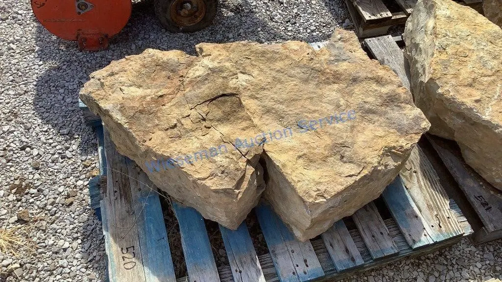 TWO NATURAL STONES 28"x24"x10" & 28"x12"x10"
