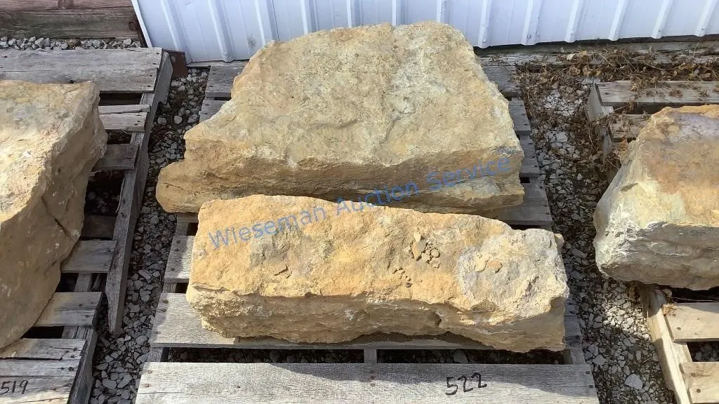 TWO NATURAL STONES 30"x22"x10" & 30"x10"x10"