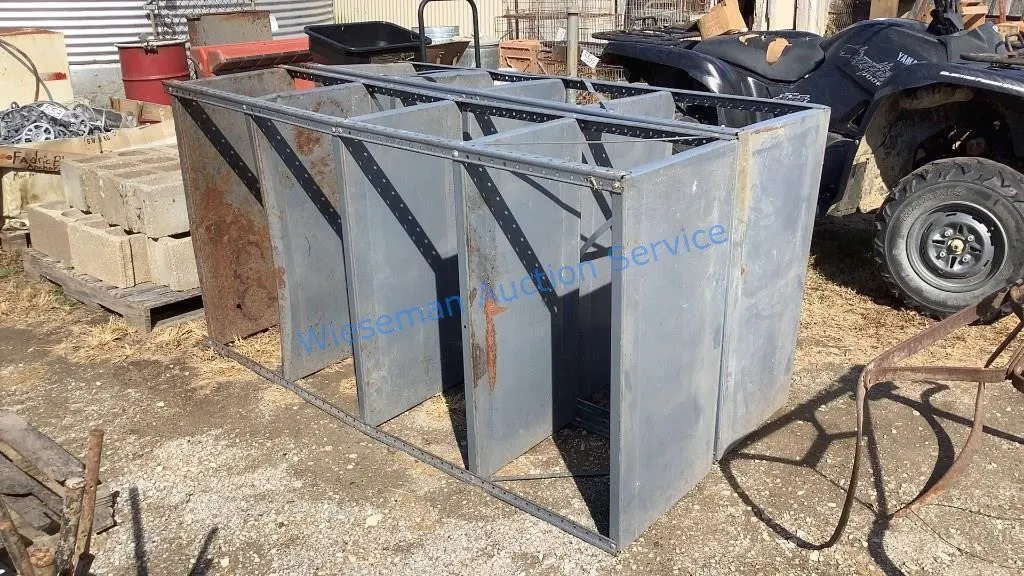 METAL SHELVING UNITS (QTY 2)