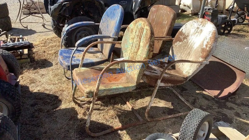 VINTAGE METAL CHAIRS