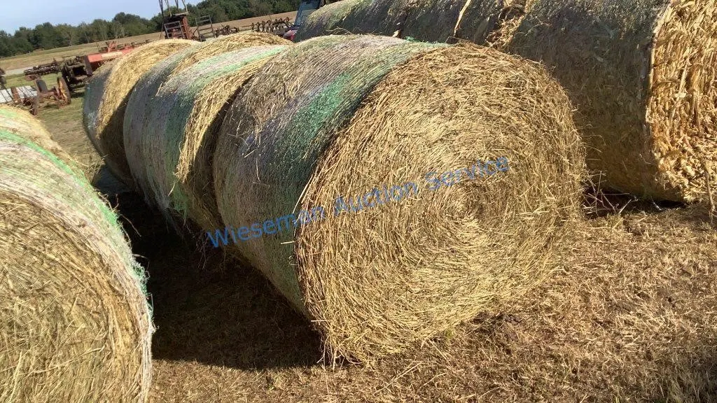 MIXED GRASS ROUND BALES 4x5 NET WRAPPED
