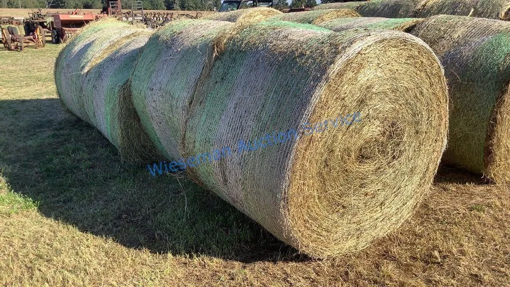 MIXED GRASS ROUND BALES 4x5 NET WRAPPED