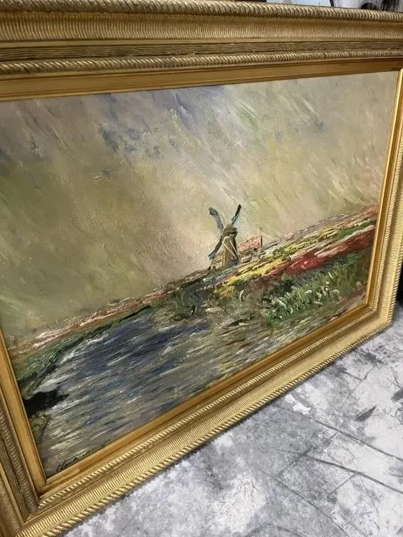 OIL PAINTING - CLAUDE MONET REPRODUCTION - ''THE T