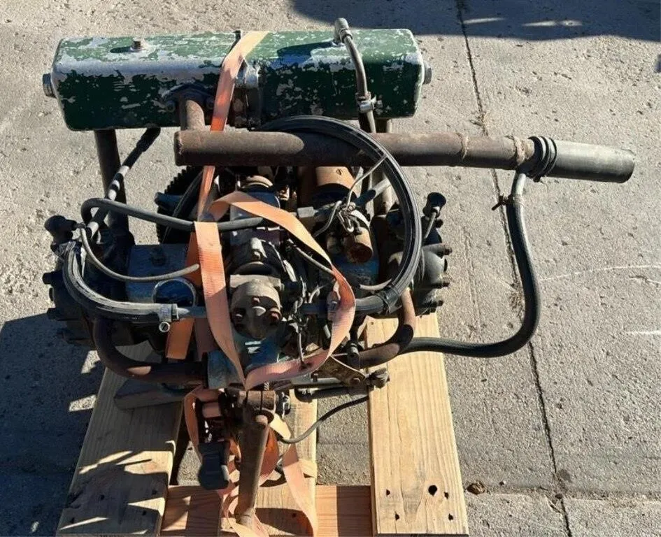 Vintage 2 Cylinder Inboard Boat Motor. Turns