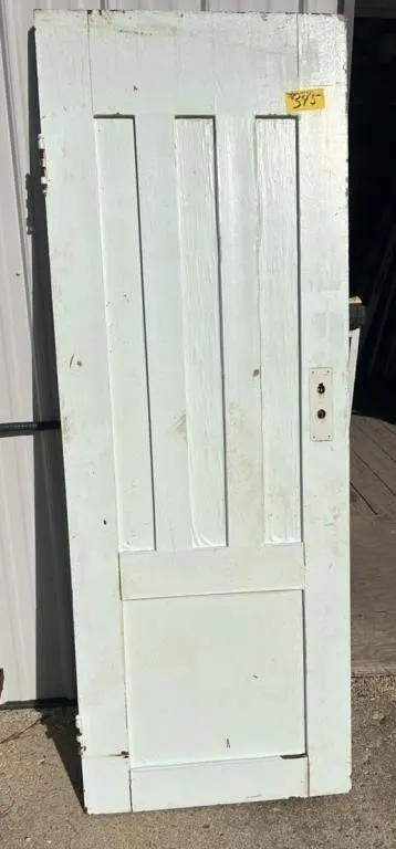 Antique Wooden Door 28"W x 78"H. #C