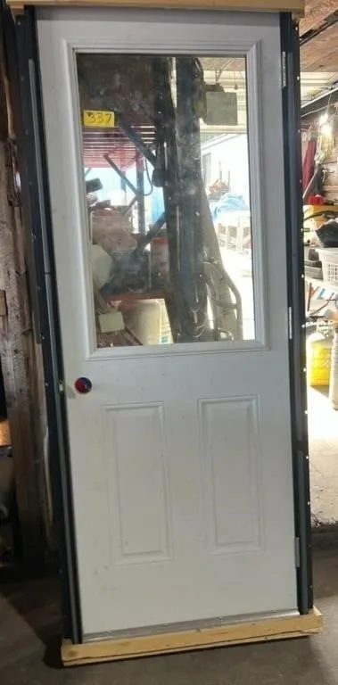 Unused Exterior Door 29"W x 80"H. #LY.