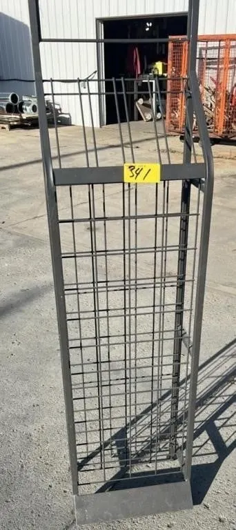 Metal Display Stand. 17"W x 9"D x 60"H. #C