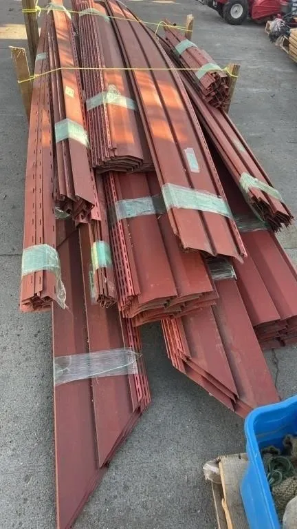 Qty. of 5" x 2ft-12ft Long Dutch Lap Venetian Red