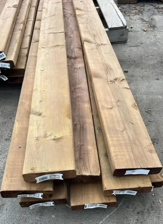 Lots of 8, 2" x 6" x 12ft Treated Boards. #C.