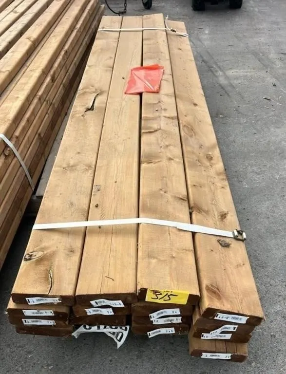 Lot of 16, 2" x 6" x 8ft Treated Boards. #C.