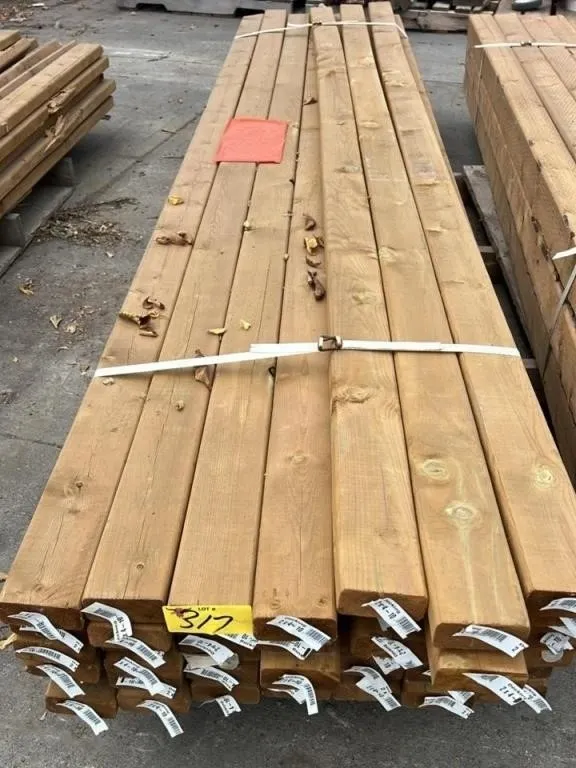 Lot of 47, 2" x 4" x 10ft Treated Boards. #C.