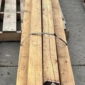 Lot of 10 Treated 4" x 4" x 12ft L Beams. #C.