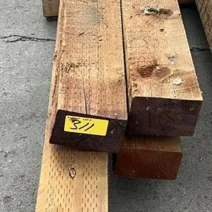 Lot of 1, 4" x 6" x 12ft and 3, 4" x 6" x 10ft