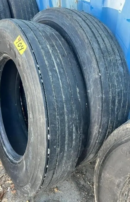 2 Firestone 285/75R24.5 Truck Tires. #C.
