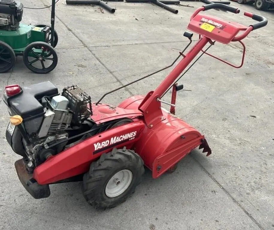 Yard Machines 6hp Rear Art Rototiller, S/N: