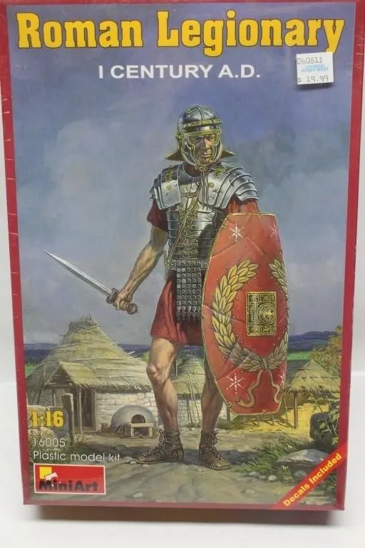 MiniArt Roman Legionary 1:16 Plastic Model Kit