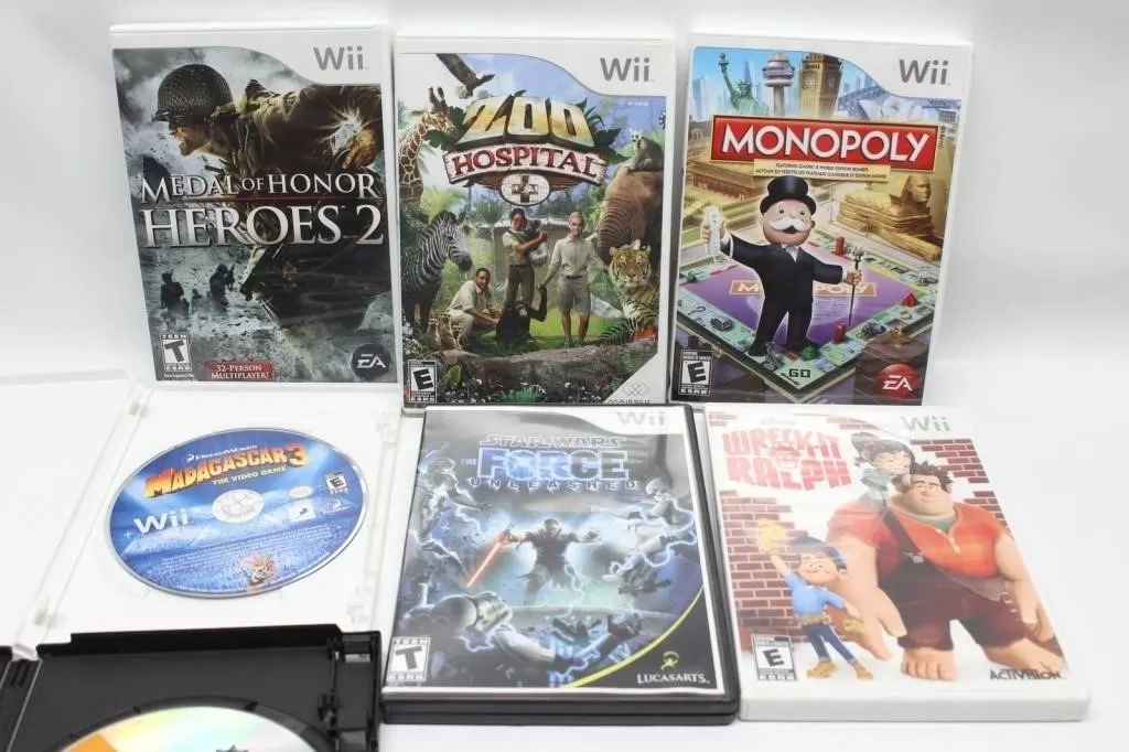 Nintendo Wii Game Lot of 7