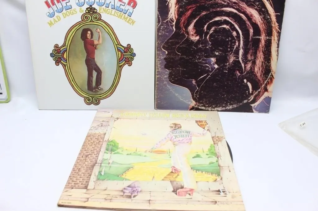 Vinyl LP Lot: Elton John & Joe Cocker Records