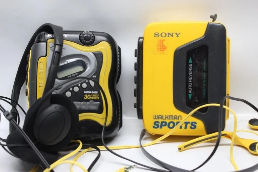 Sony Sports Walkman Cassette Players (2) w/