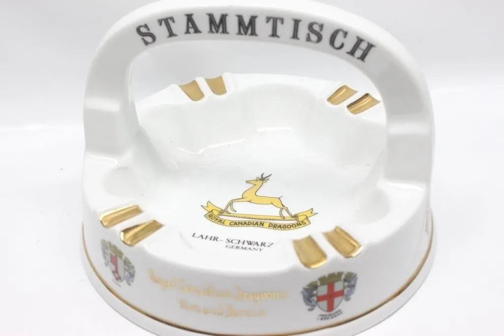 Royal Canadian Dragoons Ashtray