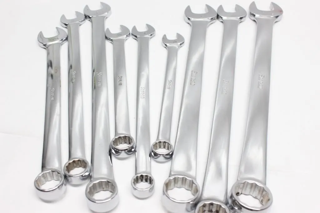 Snap-on Combination Wrench Set, Assorted Sizes