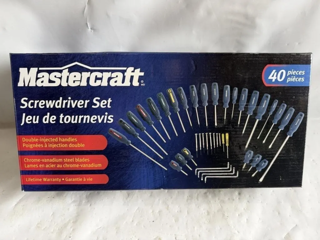 Mastercraft 40pc Screwdriver Set