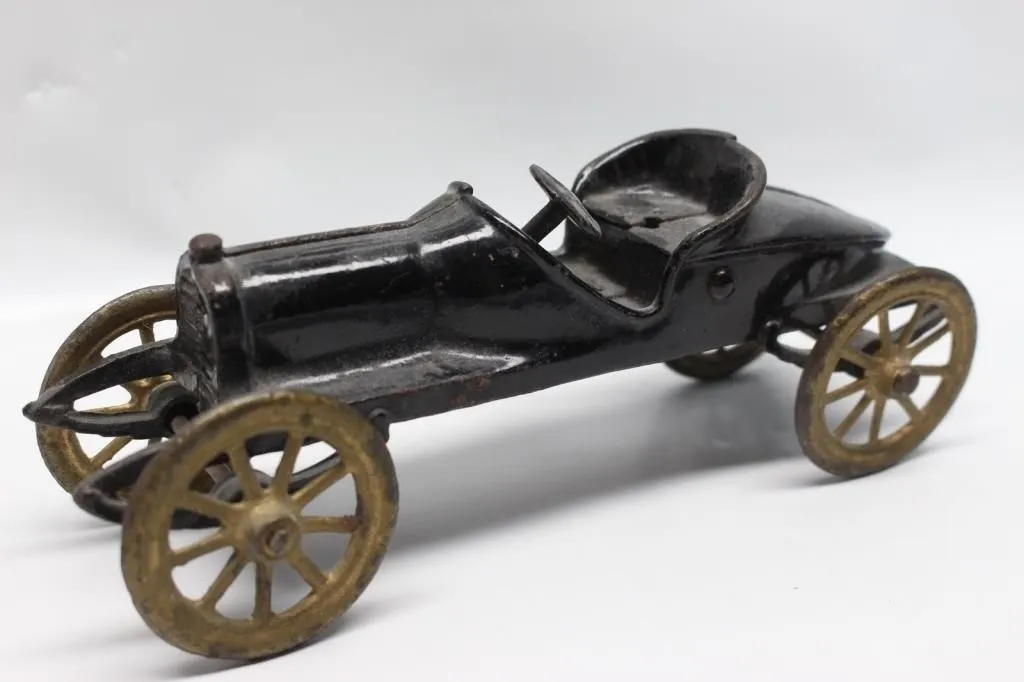Hubley Cast Iron Race Car Toy Spoke Wheels