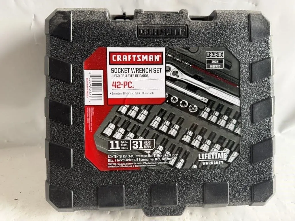 Craftsman 42-Pc Socket Wrench Set