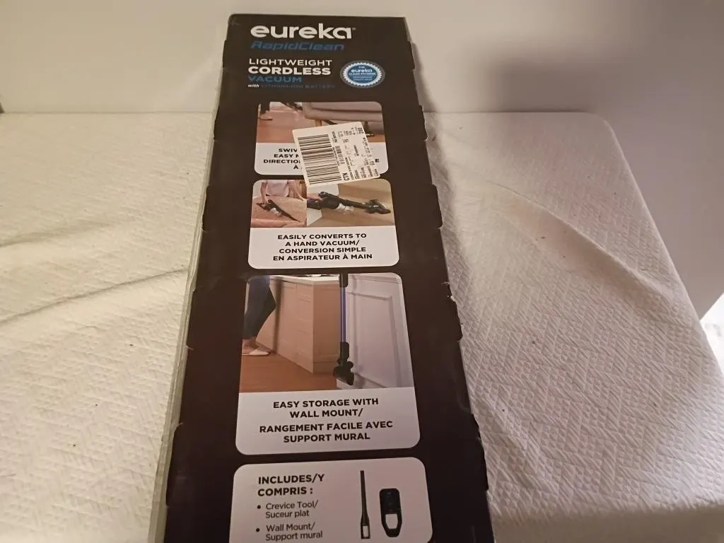 EUREKA RAPID CLEAN CORDLESS VACUUM