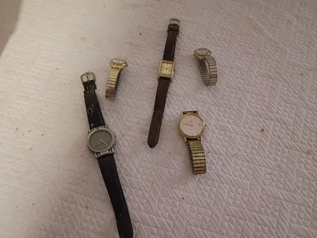 LOT OF 5 WATCHES ADIDAS