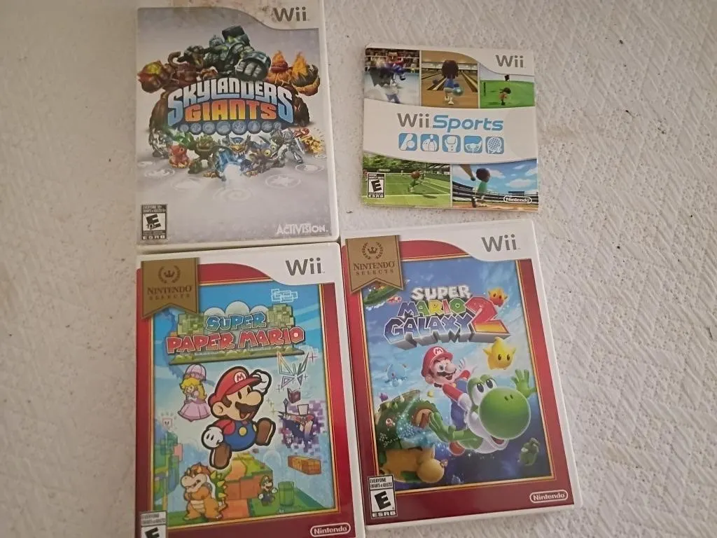 WII LOT SUPER MARIO GALAXY 2 SUPER PAPER MARIO