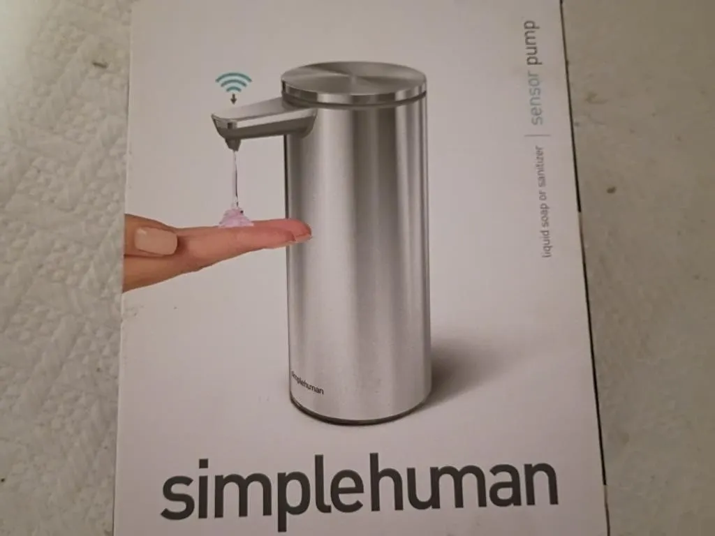 SIMPLE HUMAN AUTO SOAP DISPENSER